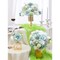 Teal Blue Silk Flower Combo for DIY Weddings, Baby Showers, and Home Decor